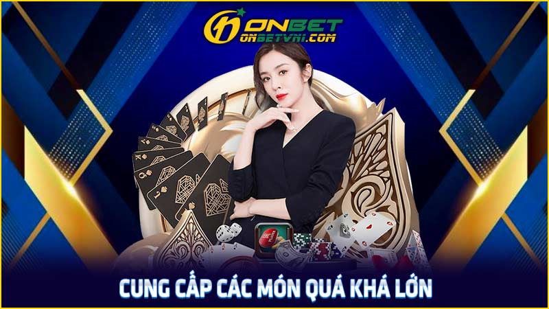 Cung cấp các món quá khá lớn